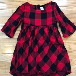 Girls Buffalo Plaid Dress